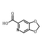 CAS 登录号：521278-13-7， [1,3]二氧杂环戊并[4,5-c]吡啶-6-羧酸