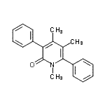 CAS 登录号：52148-67-1， 1,4,5-三甲基-3,6-二苯基-2(1H)-吡啶酮