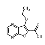 CAS#: 521948-75-4, 7-Ethoxyfuro[2,3-b]Pyrazine-6-Carboxylic Acid