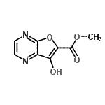CAS 登录号：521948-78-7， 甲基7-羟基呋喃并[2,3-b]吡嗪-6-羧酸酯