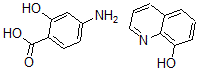 CAS 登录号：52224-16-5， 4-氨基水杨酸喔星