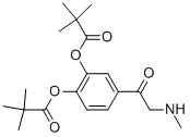 CAS#: 52245-00-8, 2,2-Dimethyl-Propanoic acid 1,1'-[4-[2-(Methylamino)Acetyl]-1,2-Phenylene] Ester