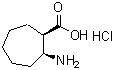 CAS 登录号：522644-07-1， (1R,2S)-(-)-2-氨基环庚烷羧酸盐酸盐