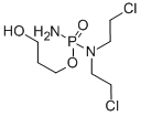 CAS 登录号：52336-54-6， N,N-二(2-氯乙基)-二氨基磷酸 3-羟基丙基酯