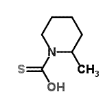 CAS#: 52372-18-6, 2-Methyl-1-piperidinecarbothioic S-acid