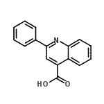 CAS#: 524-34-5, 2-Phenyl-4-Quinolinecarboxylic Acid