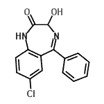 CAS#: 52432-54-9, 7-Chloro-3-Hydroxy-5-Phenyl-1,3-Dihydro-2H-1,4-Benzodiazepin-2-One