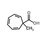 CAS#: 52433-00-8, 1-Methyl-2,4,6-Cycloheptatriene-1-Carboxylic Acid