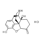 CAS#: 52446-24-9, (5alpha)-3,14-Dihydroxy-4,5-Epoxymorphinan-6-One Hydrochloride (1:1)