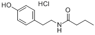CAS 登录号：52446-65-8， 1-[[(4-羟基苯基)乙基]氨基]-1-丙酮盐酸盐