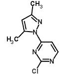 CAS 登录号：52476-66-1， 2-氯-4-(3,5-二甲基-1H-吡唑-1-基)嘧啶