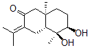 CAS#: 52483-04-2, (4aR)-Decahydro-5alpha,6alpha-Dihydroxy-5,8abeta-Dimethyl-3-Isopropylidenenaphthalen-2-One