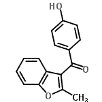 CAS#: 52490-47-8, (4-Hydroxyphenyl)(2-Methyl-1-Benzofuran-3-Yl)Methanone