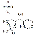 CAS 登录号：52510-51-7， (2S,3R,4S,5R)-2-乙酰氨基-3,5-二羟基-1-氧代-4,6-二磺基氧基-己烷