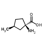 CAS 登录号：52521-22-9， (1R,3S)-1-氨基-3-甲基环戊烷羧酸