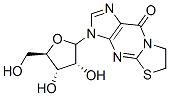 CAS#: 52538-20-2, 3-Ribofuranosyl-6,7-Dihydro-9H-Thiazolo(3,2-a)Purin-9-One
