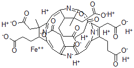 CAS 登录号：52553-42-1， 西罗血红素