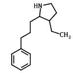 CAS 登录号：525537-20-6， 3-乙基-2-(3-苯基丙基)吡咯烷