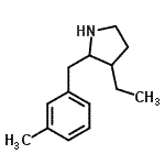 CAS#: 525537-25-1, 3-Ethyl-2-(3-Methylbenzyl)Pyrrolidine