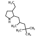 CAS 登录号：525537-82-0， 3-乙基-2-(2,4,4-三甲基戊基)吡咯烷