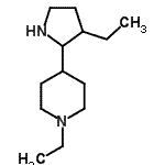 CAS#: 525537-95-5, 1-Ethyl-4-(3-Ethyl-2-Pyrrolidinyl)Piperidine