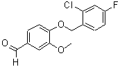 CAS#: 525570-29-0, 4-[(2-Chloro-4-Fluorobenzyl)Oxy]-3-Methoxybenzaldehyde