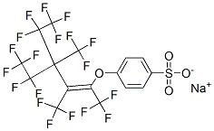 CAS#: 52584-45-9, Sodium 4-[[4,4,5,5,5-Pentafluoro-3-(Pentafluoroethyl)-1,2,3-Tris(Trifluoromethyl)-1-Pentenyl]Oxy]Benzenesulphonate