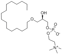 CAS 登录号：52691-62-0， 1-O-十六烷基-Sn-甘油-3-磷酰胆碱