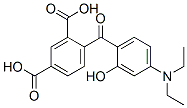 CAS 登录号：52716-30-0， 4-[4-(二乙基氨基)-2-羟基苯甲酰基]-1,3-苯二甲酸
