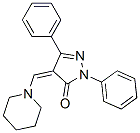 CAS 登录号：5272-54-8， 2,5-二苯基-4-(1-哌啶基亚甲基)-2H-吡唑-3(4H)-酮
