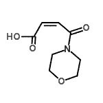 CAS 登录号：52736-33-1， (2Z)-4-(4-吗啉基)-4-氧代-2-丁烯酸