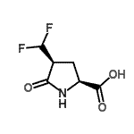 CAS 登录号：527705-01-7， (4S)-4-(二氟甲基)-5-氧代-L-脯氨酸