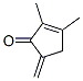 CAS 登录号：52775-77-6， 2,3-二甲基-5-亚甲基-2-环戊烯-1-酮