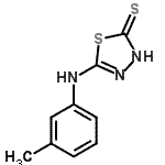 CAS#: 52779-56-3, 5-[(3-Methylphenyl)Amino]-1,3,4-Thiadiazole-2(3H)-Thione