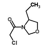 CAS#: 52836-94-9, 2-Chloro-1-(4-Ethyl-1,3-Oxazolidin-3-Yl)Ethanone