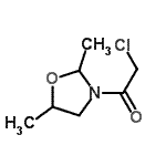 CAS 登录号：52837-06-6， 2-氯-1-(2,5-二甲基-1,3-恶唑烷-3-基)乙酮