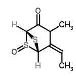 CAS#: 528570-16-3, (1R,4Z,5S)-4-Ethylidene-3-Methyl-6,7-Dithiabicyclo[3.1.1]Heptan-2-One 6-Oxide