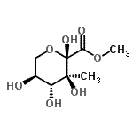 CAS#: 528584-67-0, Methyl 3-C-methyl-alpha-L-sorbopyranosonate