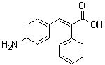 CAS 登录号：52873-63-9， (2E)-3-(4-氨基苯基)-2-苯基丙烯酸