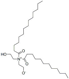 CAS 登录号:52900-12-6, (2-羟基乙基)月桂酰肉豆蔻酰基(2-氧代乙基)铵