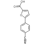 CAS 登录号：52938-94-0， 5-(4-氰基苯基)-2-糠酸