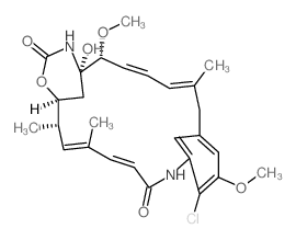 CAS#: 52978-30-0, (1R,2R,3E,5E,15E,17E,19R,20S)-10-Chloro-11,19-Dimethoxy-2,4,15-Trimethyl-20-Hydroxy-8,21-Diaza-23-Oxatricyclo[18.3.1.1(9,13)]Pentacosa-3,5,9,11,13(25),15,17-Heptene-7,22-Dione