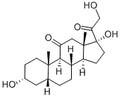 CAS#: 53-05-4, 3alpha,17,21-Trihydroxy-5-beta-Pregnane-11,20-Dione