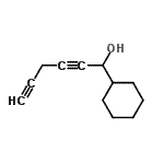 CAS 登录号：530099-16-2， 1-环己基-2,5-己二炔-1-醇