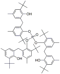 CAS#: 53051-19-7, Phosphoric Acid Tris[2-[[2-Hydroxy-3-(Tert-Butyl)-5-Methylphenyl]Methyl]-4-Methyl-6-(Tert-Butyl)Phenyl] Ester