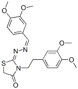 CAS#: 53068-41-0, 3,4-Dimethoxybenzaldehyde [3-[2-(3,4-Dimethoxyphenyl)Ethyl]-4-Oxothiazolidin-2-Ylidene]Hydrazone