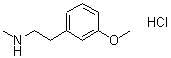 CAS#: 53102-69-5, 2-(3-Methoxyphenyl)-N-Methylethanamine Hydrochloride (1:1)