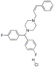 CAS#: 53114-47-9, (Z)-1-[Bis(4-Fluorophenyl)Methyl]-4-(Cinnamyl)Piperazine Hydrochloride