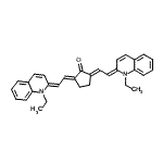 CAS#: 53115-01-8, (2E,5E)-2,5-Bis[(2E)-2-(1-Ethyl-2(1H)-Quinolinylidene)Ethylidene]Cyclopentanone