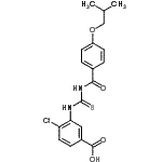 CAS#: 531541-86-3, 4-Chloro-3-{[(4-Isobutoxybenzoyl)Carbamothioyl]Amino}Benzoic Acid